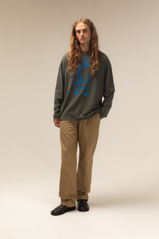 Wild Animals Standing Bear LS T-Shirt