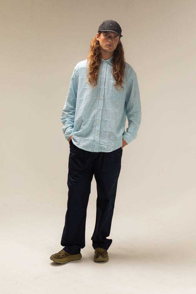 Café Mountain Patchwork Stripe Heritage Shirt