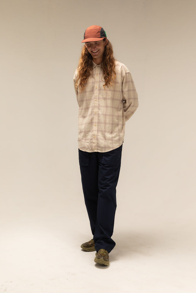 Café Mountain Wrinkled Check Heritage Shirt