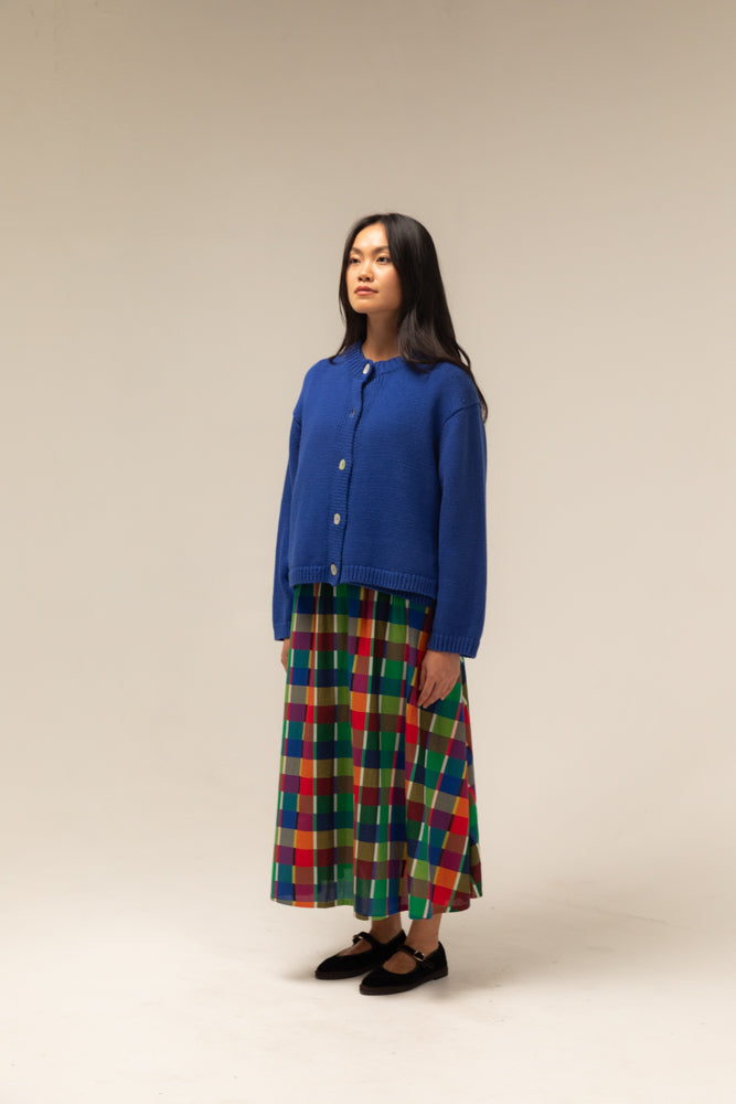 Nikki Chasin Shiloh Cotton Cardigan - Lapis