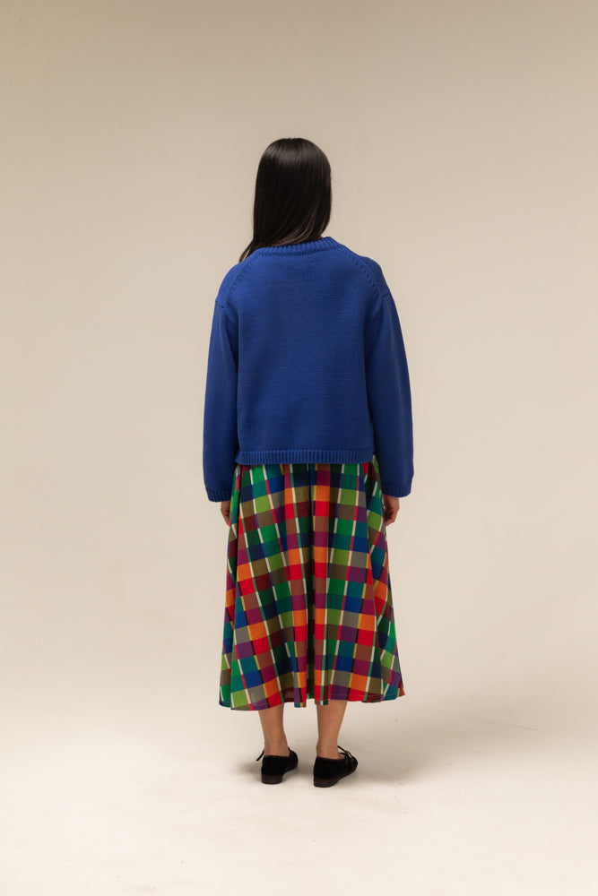 Nikki Chasin Shiloh Cotton Cardigan - Lapis