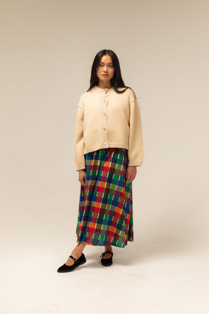Nikki Chasin Shiloh Cotton Cardigan - Oatmeal