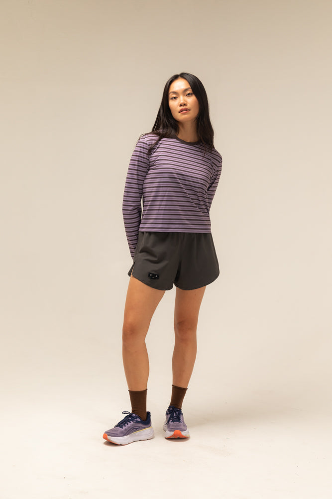 Unna Striped LS Grape (Womens)