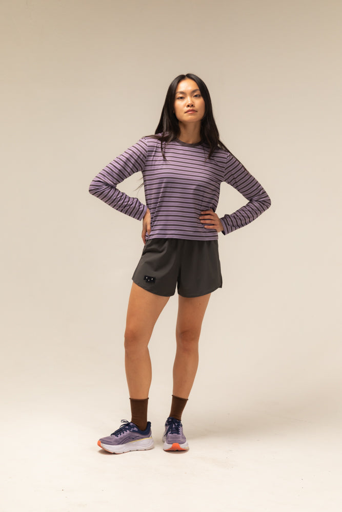 Unna Striped LS Grape (Womens)