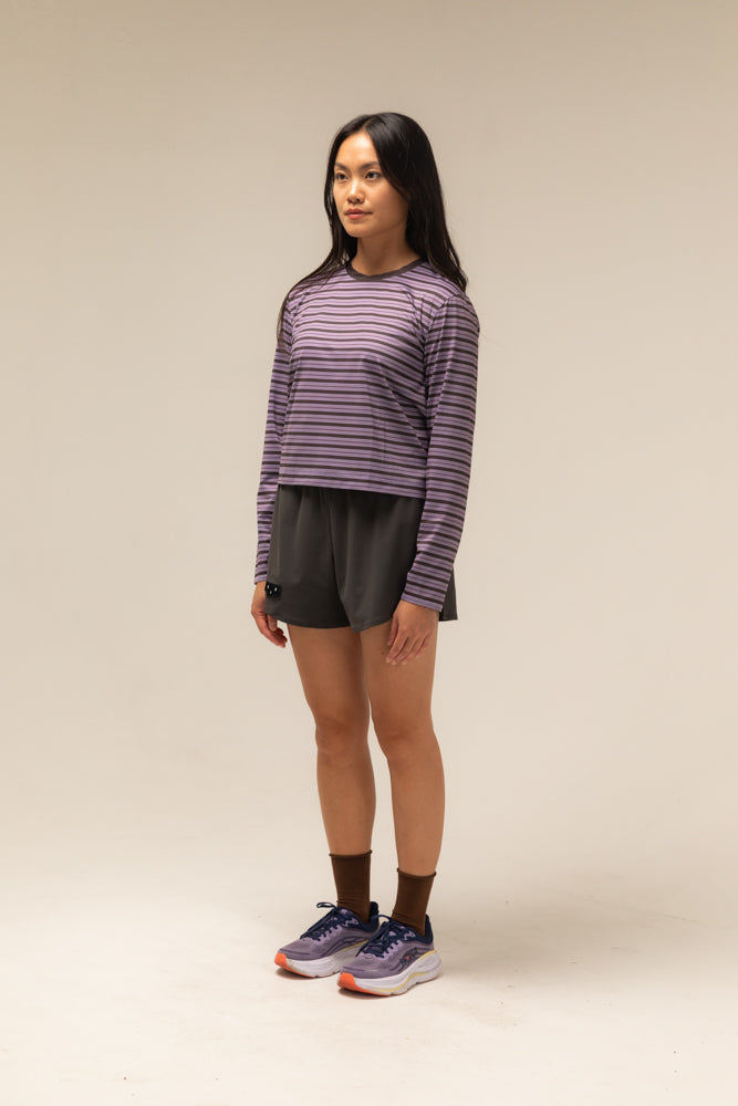 Unna Striped LS Grape (Womens)