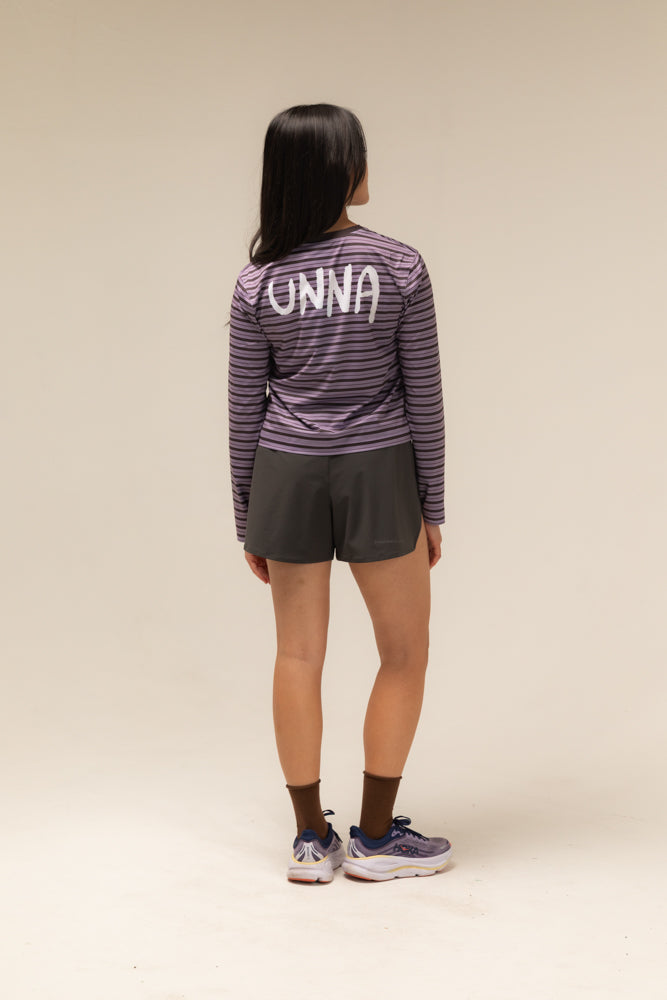 Unna Striped LS Grape (Womens)